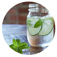 Cucumber Mint Water Picture