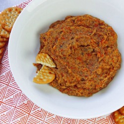 Eggplant and Roasted Red Pepper Dip
