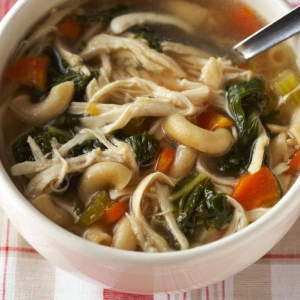 Chicken and Vegetable Soup with Kale