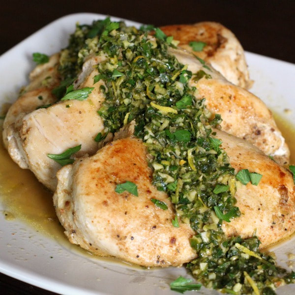 Chicken with Garlic and Parsley