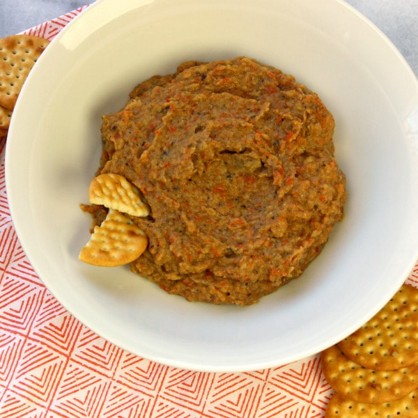 Eggplant and Red Pepper Dip