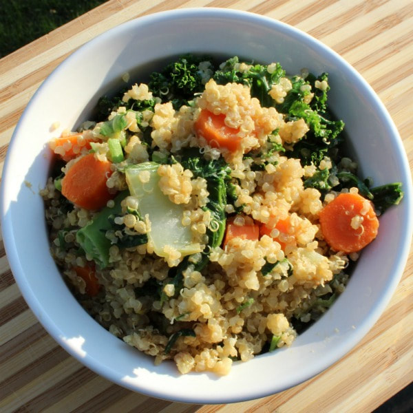 Healthy Vegetable Fried Quinoa