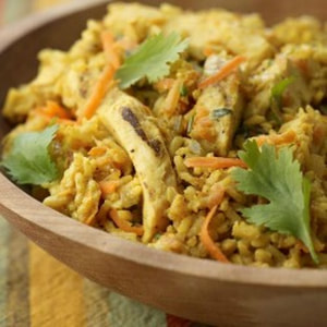 Curried Chicken and Rice Casserole